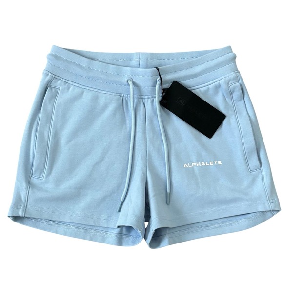 Alphalete Pants - NWT Alphalete Essential Core Shorts Sz XS Ice Blue Gym Athletic Wear‎ Athleisure